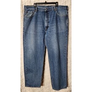 Levi's Men's 550 Jeans Size 44x32 Blue Relaxed Straight Classic Country No Holes